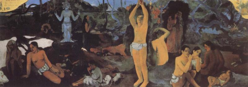 Paul Gauguin Where Do we come from who are we where are we going Germany oil painting art